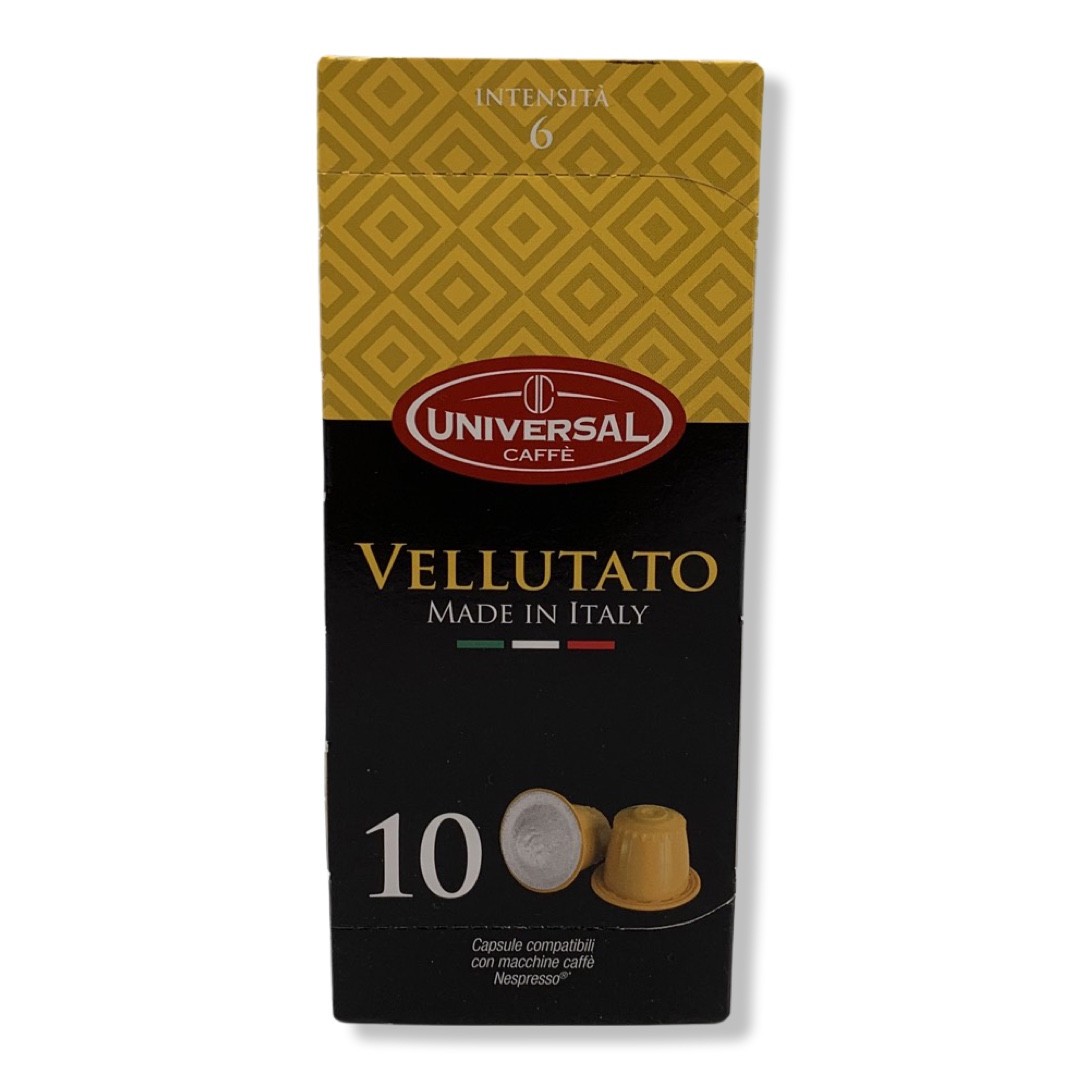 Universal Vellutato kapsulas (Nespresso) 10 gb.