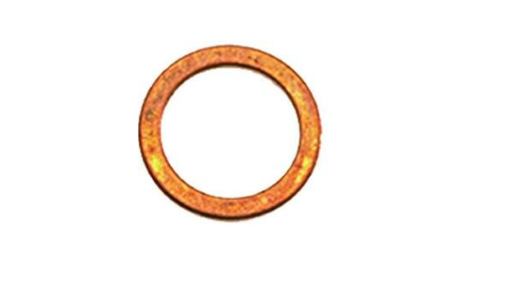 COPPER FLAT GASKET ø 14x10x1 mm